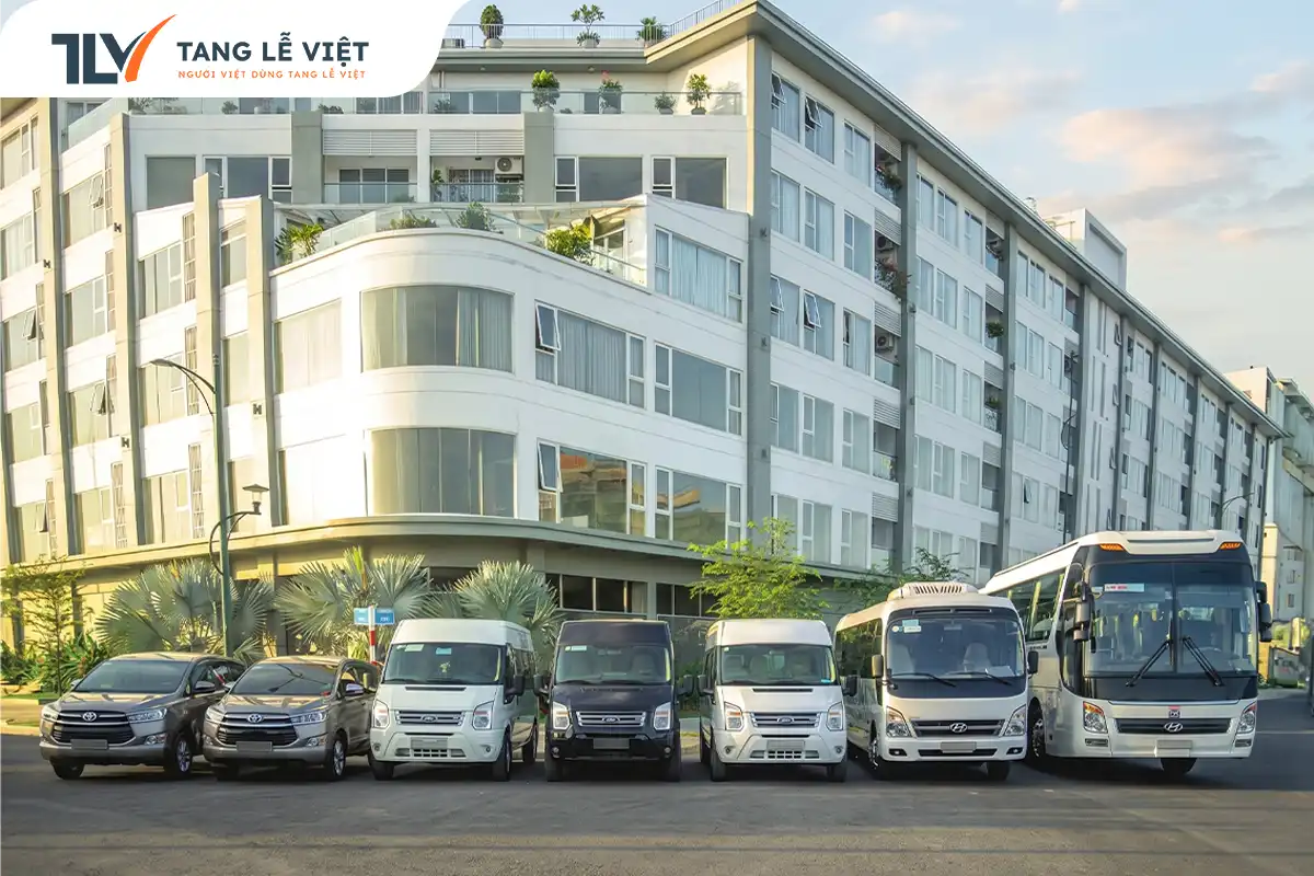 CÁC LOẠI XE TANG LỄ CHUYÊN DỤNG