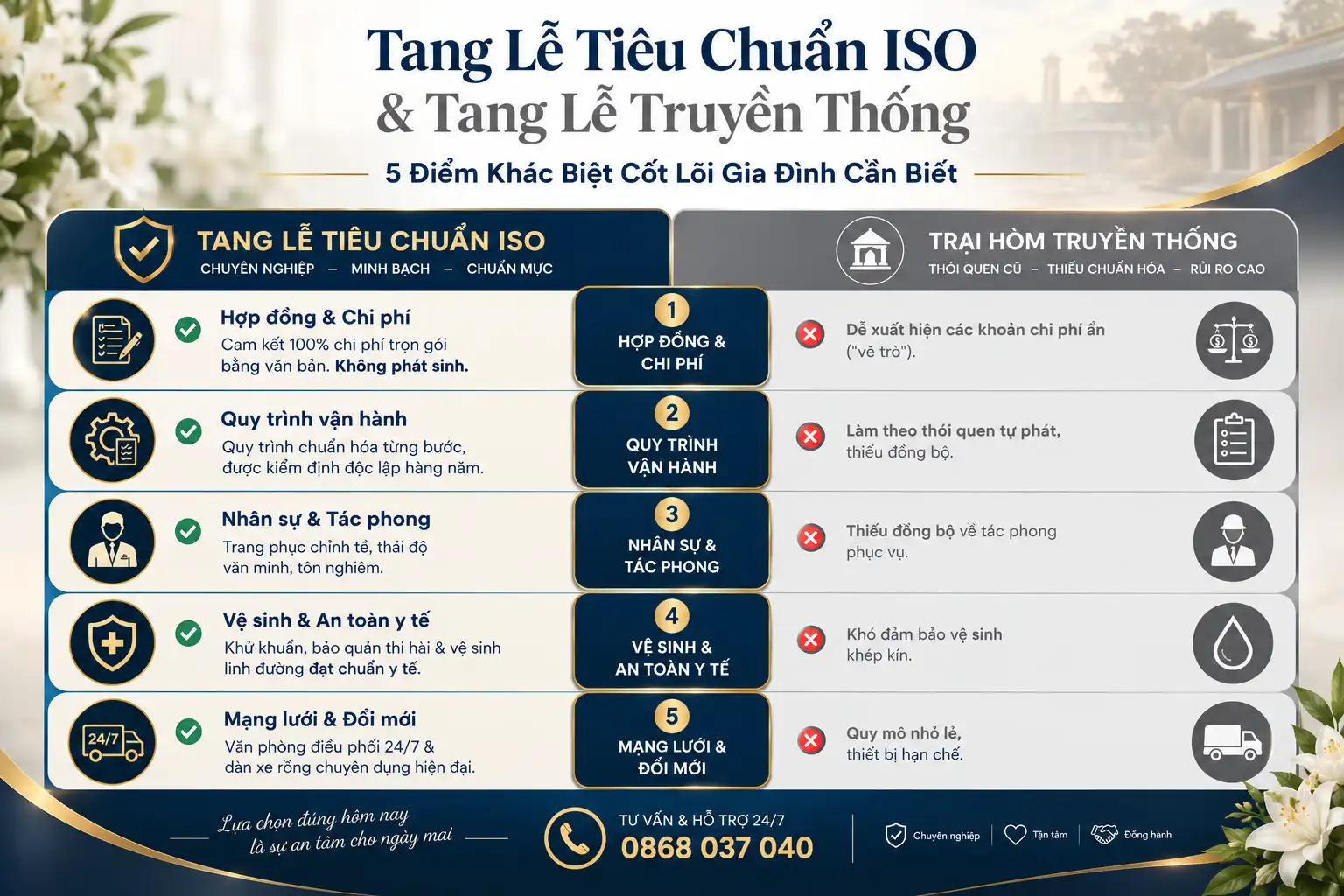 5 ĐIỂM KHÁC BIỆT